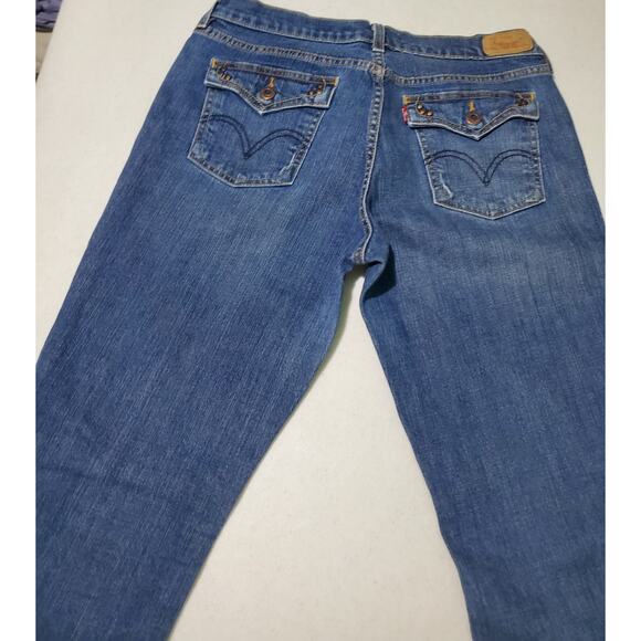 Levi's 515 Womens Bootcut Denim Jeans Size 10M Blue Jeans Mid-Rise Classic - Picture 4 of 8